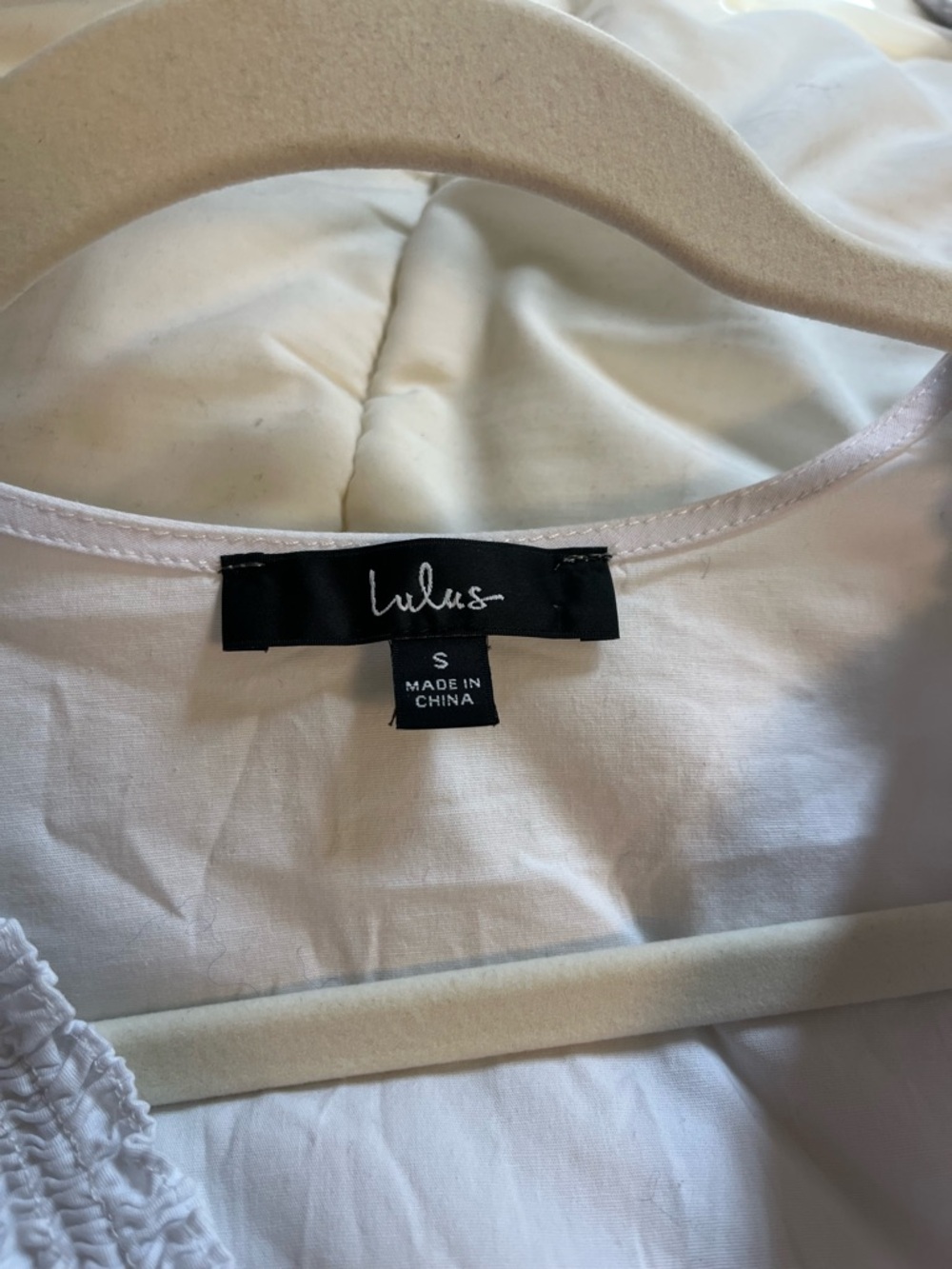 Lulu’s In A Ruffle White Ruffled Hook and Eye Top - Picture 7 of 7